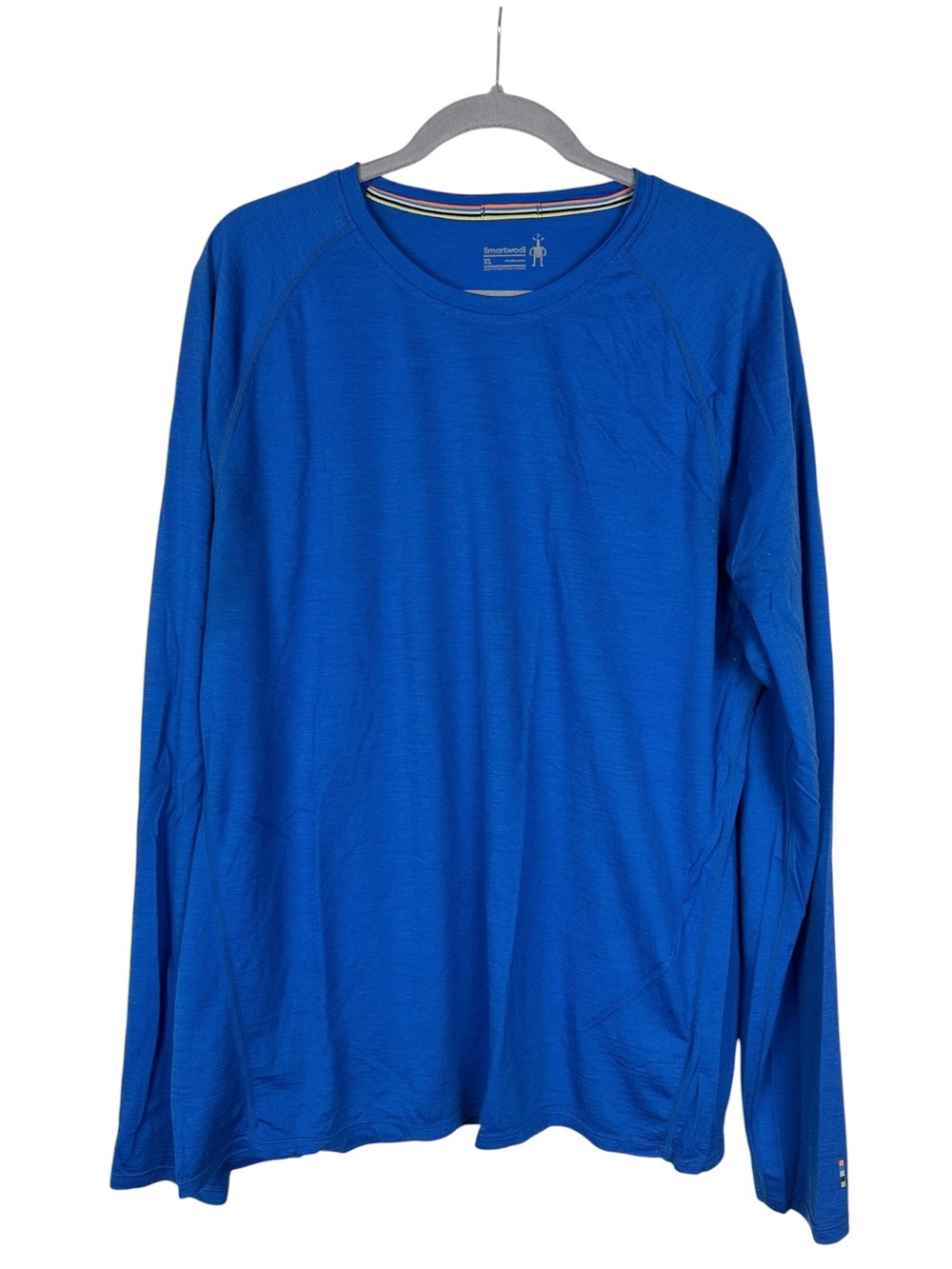 Smartwool Men’s Merino Wool Long Sleeve Shirt in Blue